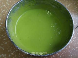 #春日美食#菠菜蒸蛋糕的做法步骤：6