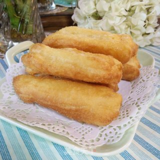牛奶油条的做法步骤：16