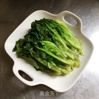 蚝油生菜的做法步骤：6
