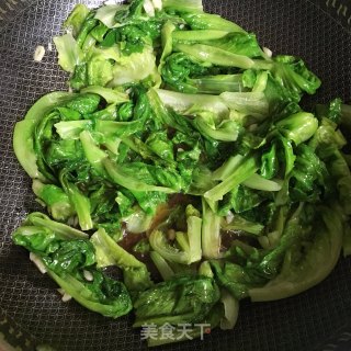 炒生菜的做法步骤：6