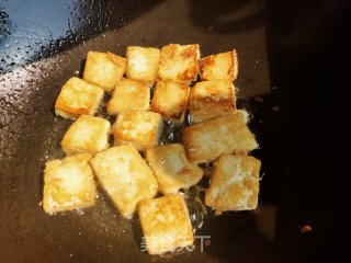 肉片韭菜炒豆腐的做法步骤：6