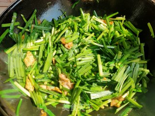 肉片韭菜炒豆腐的做法步骤：11
