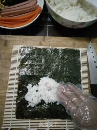 家常寿司????的做法步骤：3