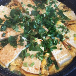 电饼档香煎豆腐的做法步骤：5