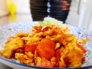西红柿炒鸡蛋的做法步骤：7