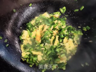 韭菜炒鸡蛋的做法步骤：6