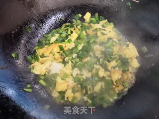 韭菜炒鸡蛋的做法步骤：7