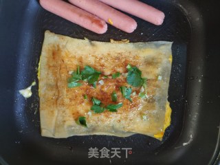 家庭版  烤冷面的做法步骤：7