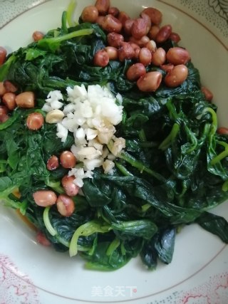 凉拌菠菜的做法步骤：5