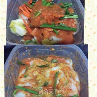 韩式泡菜的做法步骤：4