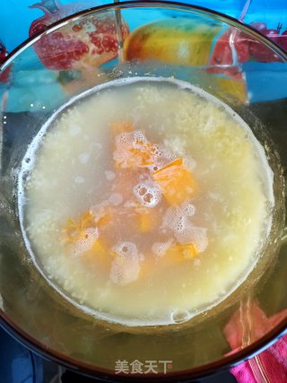南瓜山药粥的做法步骤：8