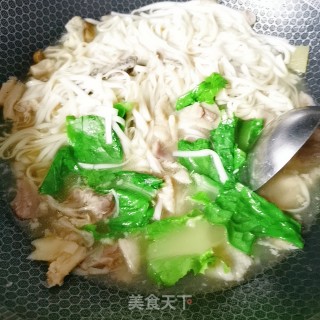 鸡汤面的做法步骤：9