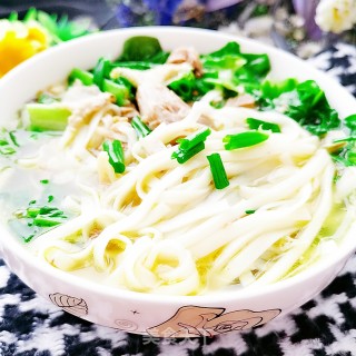 鸡汤面的做法步骤：10