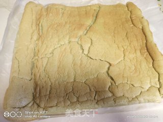菠菜蛋糕卷！的做法步骤：12