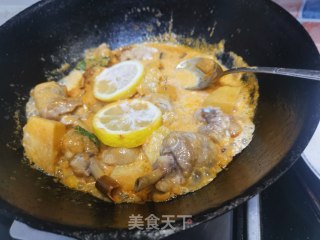 面包碗红咖喱菠萝鸡的做法步骤：9