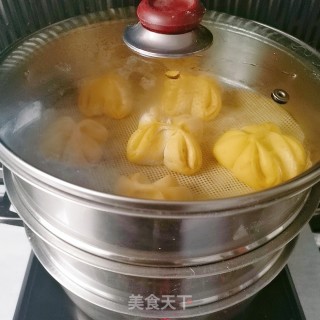南瓜花卷的做法步骤：19