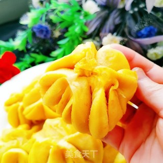 南瓜花卷的做法步骤：23