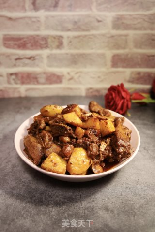 鸭肉焖土豆的做法步骤：9