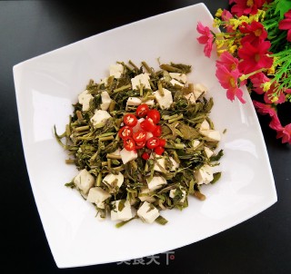 香椿拌豆腐的做法步骤：8