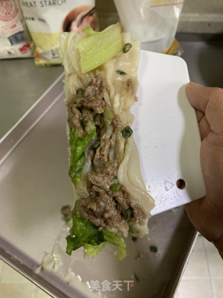 自制牛肉肠粉的做法步骤：12