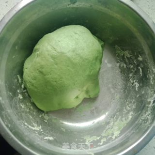 艾草青团的做法步骤：2