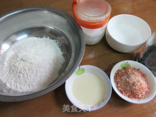 空心糖桂花饼的做法步骤：1
