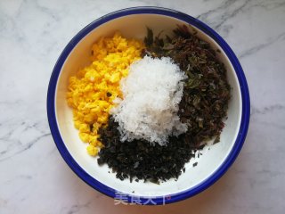 香椿木耳粉丝鸡蛋饺的做法步骤：12