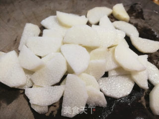 山药炒甜豆角的做法步骤：3