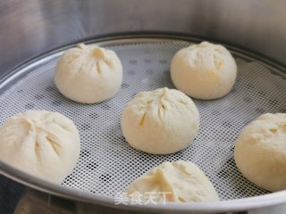 蟹粉包菜包子的做法步骤：4