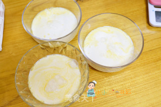 12个月以上辅食三色奶油千层蛋糕的做法步骤：3