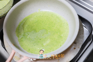 12个月以上辅食三色奶油千层蛋糕的做法步骤：8