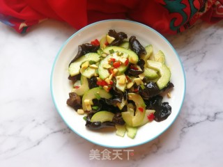 木耳拌酥瓜的做法步骤：11