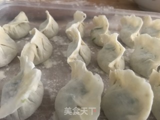 小白菜鸡蛋馅水饺的做法步骤：9