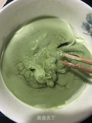 抹茶雪媚娘的做法步骤：3