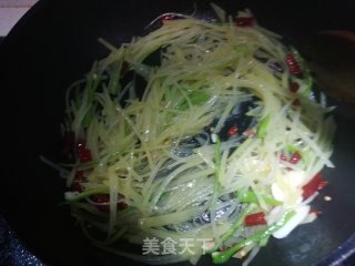 酸辣土豆丝的做法步骤：8
