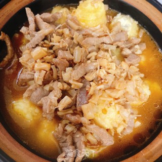 干贝日本豆腐煲的做法步骤：14