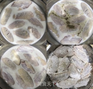 让你舔手指的酸甜酱炸鸡翅的做法步骤：2