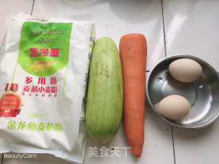 三色煎饼的做法步骤：1