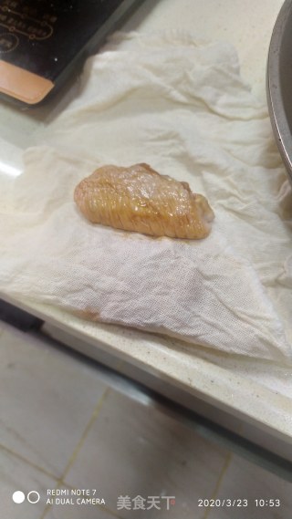 盐焗鸡中翅的做法步骤：5