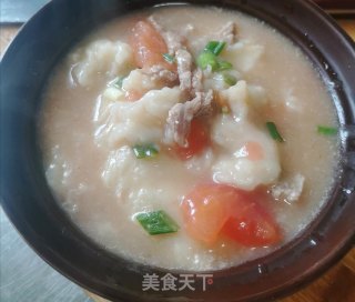 西红柿疙瘩汤的做法步骤：10
