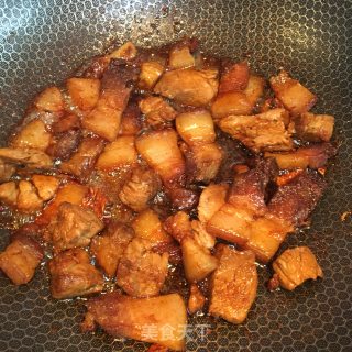 春笋烧肉的做法步骤：6