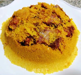 小米蒸排骨的做法步骤：10