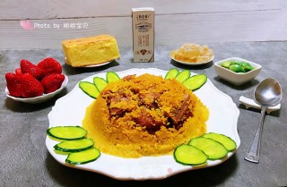 小米蒸排骨的做法步骤：15