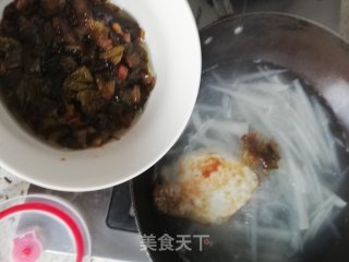 网红减脂白萝卜煎蛋汤的做法步骤：2