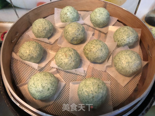 艾草青团的做法步骤：8