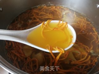 虫草花土鸡汤的做法步骤：10
