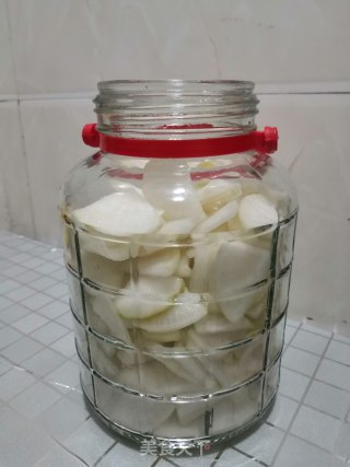一年四季必吃的开胃小菜腌萝卜的做法步骤：4