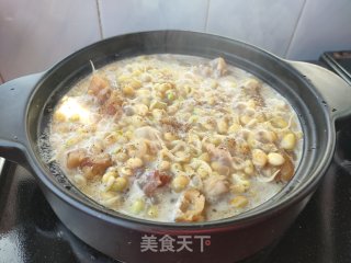 猪脚炖黄豆芽的做法步骤：8