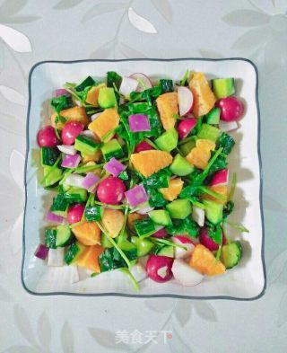 小萝卜沙拉的做法步骤：7