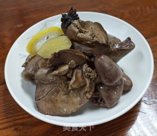 白卤鸭心肝的做法步骤：6